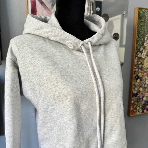 All Saints Light Gray 100% Cotton Hoodie - Picture 4 of 7